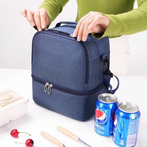 Double Layer Insulated Lunch Box