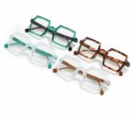 Retro Trend Anti Blue Square Frames